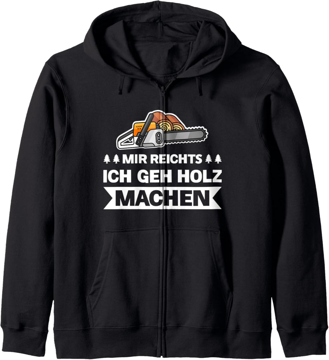 Holzfäller Waldarbeiter Forstwirt Kapuzenjacke