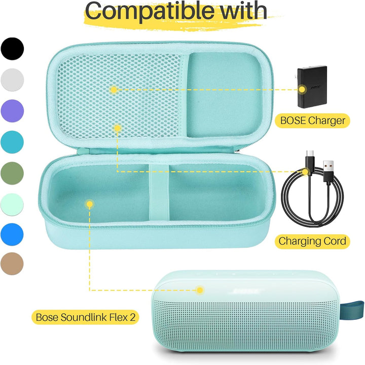 Hart Schutz Hülle Etui für Bose SoundLink Flex (2 Gen) / Flex Tragbarer Bluetooth Lautsprecher Mintg