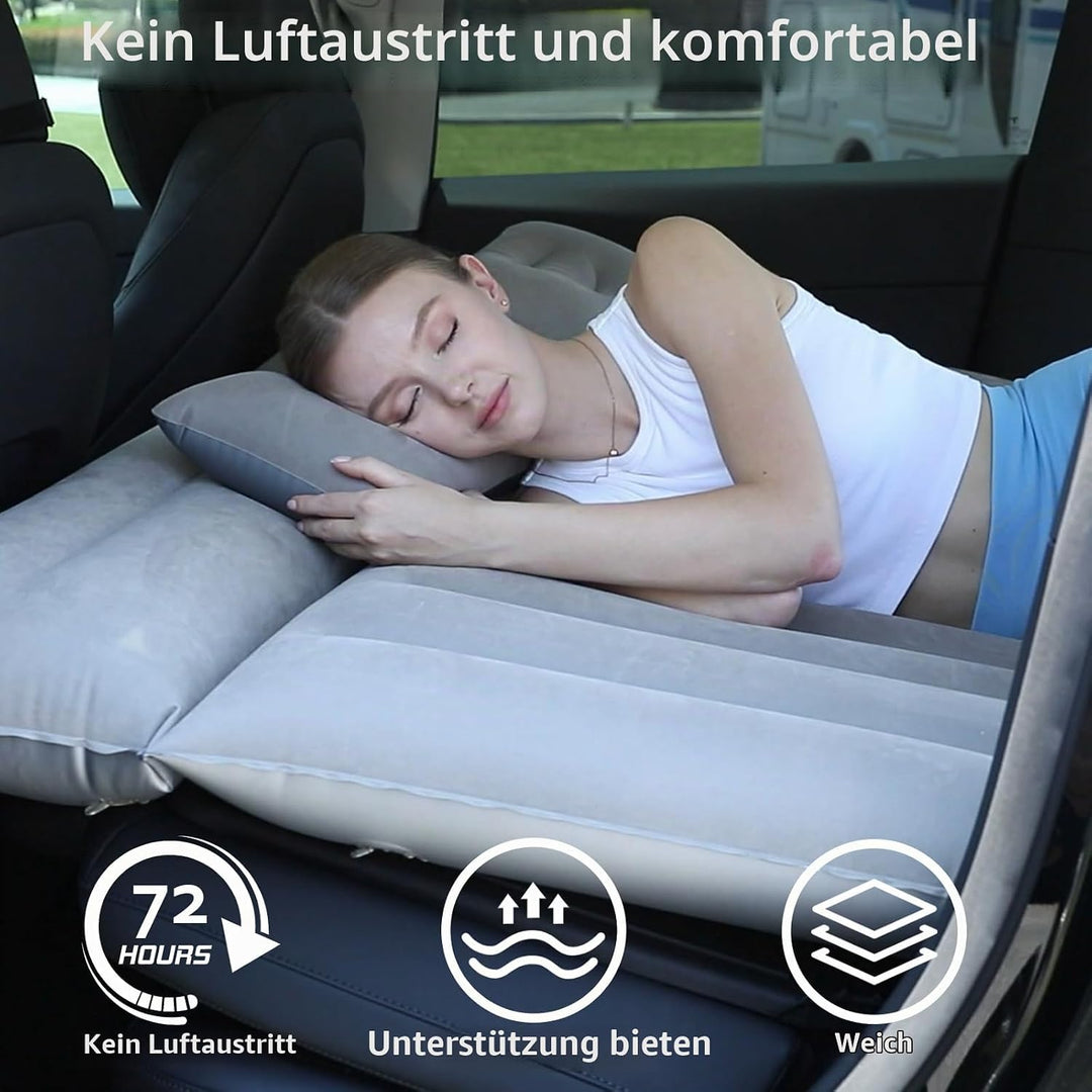 Auto Luftmatratz, SUV Matratze Kofferraum, Car Air Mattress, Faltbar Automatratzen für Camping/Reise