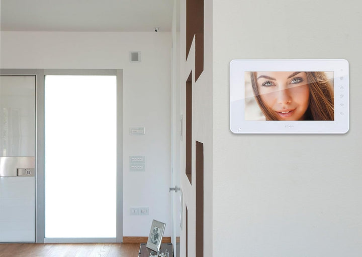 VIMAR K42930 Videosprechenalagen-Set enthält Freisprech-Videohaustelefon LCD 7in, 1-Taste RFID-Kling