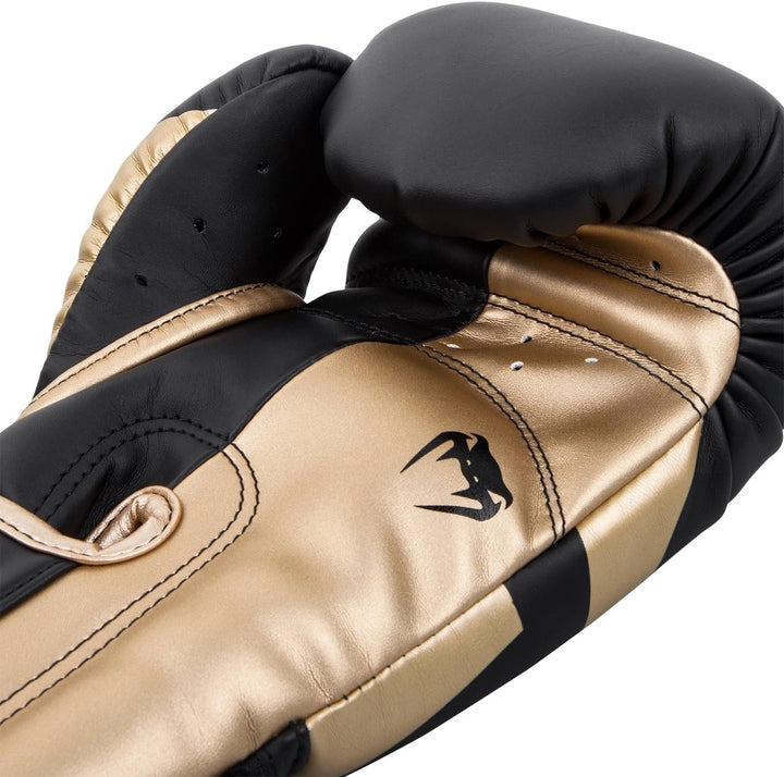 Venum Elite Boxen Schienbeinschutz L Schwarz / Gold, L Schwarz / Gold