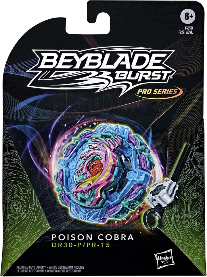 Beyblade Burst Pro Series Poison Cobra Kreisel Starter Pack - Verteidigungsart Kampfspiel Top mit La