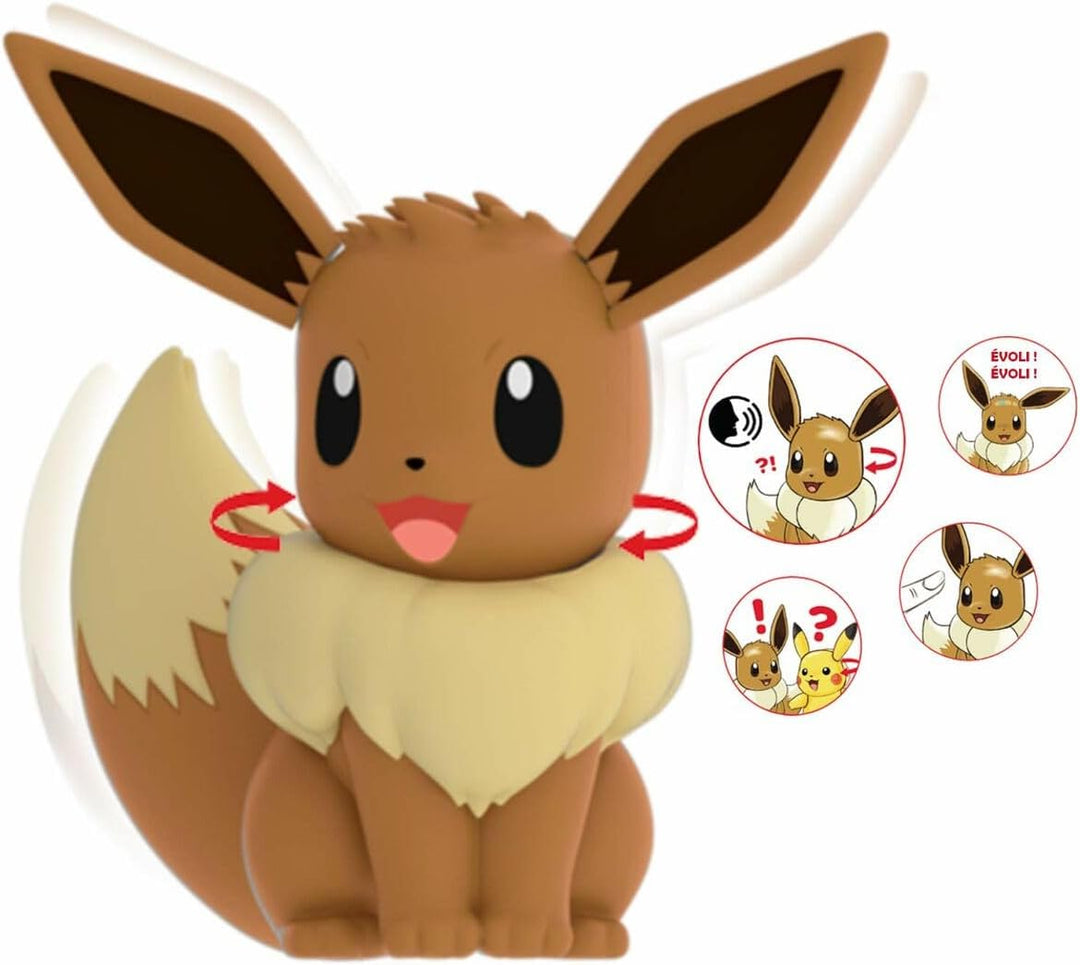 Pokemon – Mon Partenaire Evoli – Figur interaktiv 12 cm