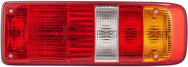 HELLA - Heckleuchte - Glühlampe - 24V - Einbau/geschraubt - Lichtscheibenfarbe: mehrfarbig - Stecker