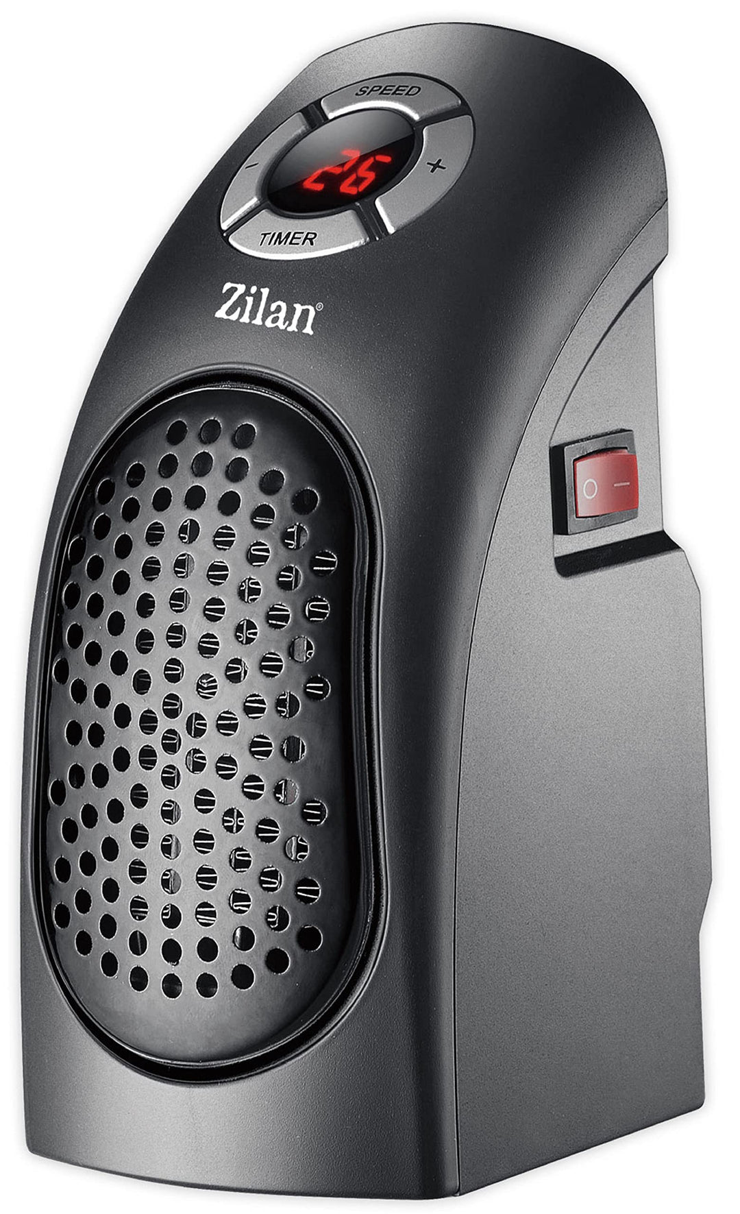 Mini Heizlüfter | 12h Timer | Digitale LCD-Anzeige | 400 Watt | Mini Elektroheizung | Mobiler Heizlü