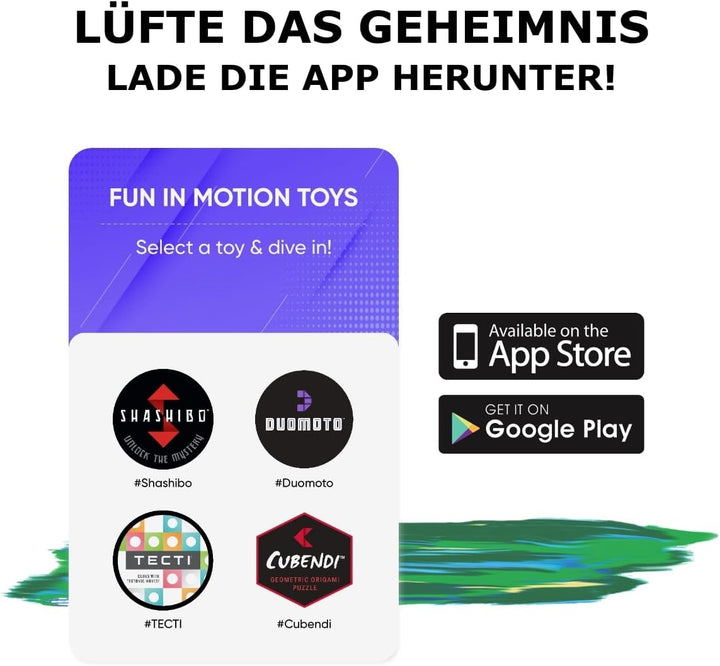 Shashibo Formwechsel-Box – Preisgekrönter, patentierter Zappelwürfel mit 36 Seltenerdmagneten – läss