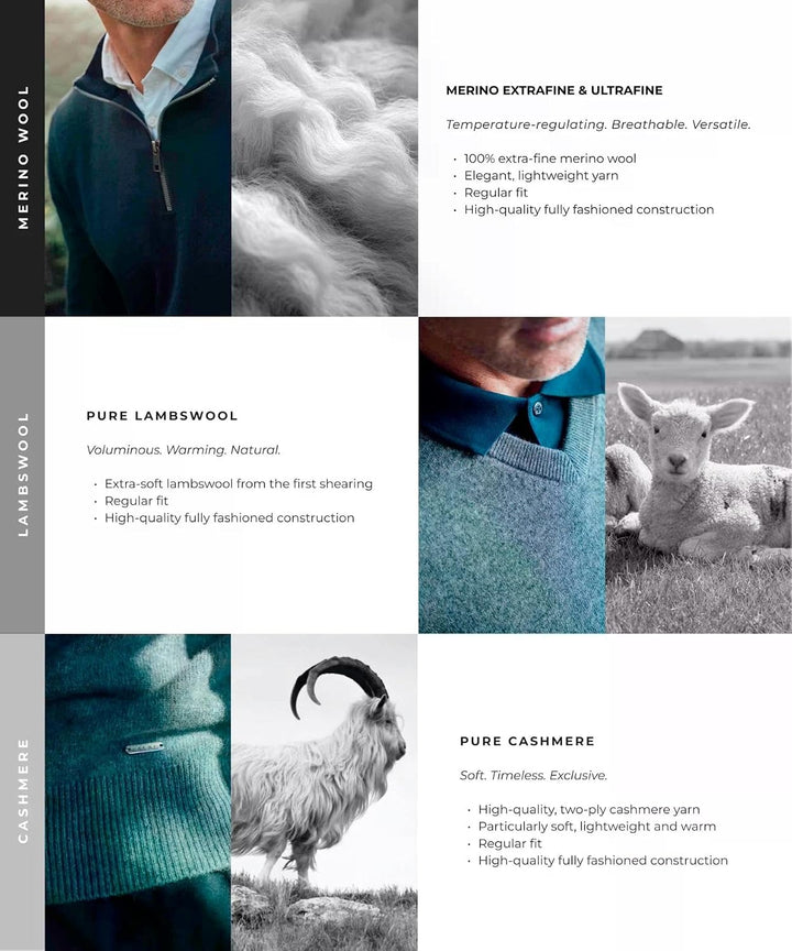 FALKE Herren Basic Roll Neck Rollkragen Pullover elegant klassisch für Business und Freizeit mit Rol