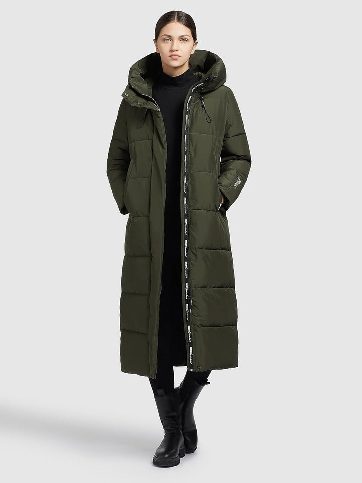 Khujo Damen Steppmantel Soulani 2 L Deep Green, L Deep Green