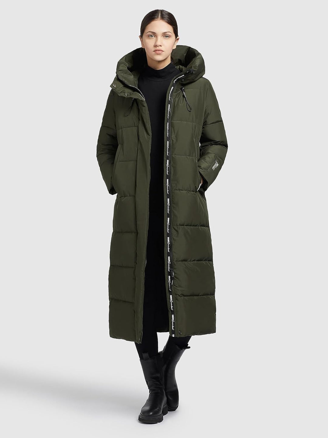 Khujo Damen Steppmantel Soulani 2 XS Deep Green, XS Deep Green