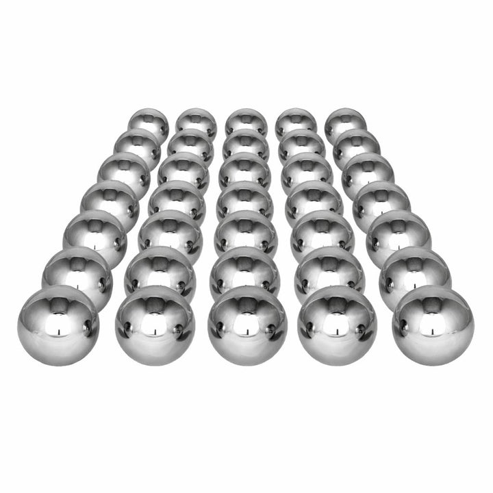 Gebrüder Lomprich Edelstahlkugeln B-Ware 35 Stück Durchmesser 5 cm