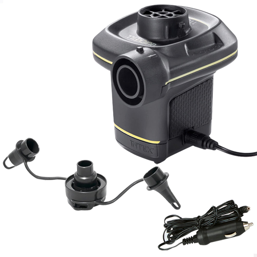 Intex 230 Volt Quick-Fill Ac/Dc Electric Pump, 66634, Schwarz