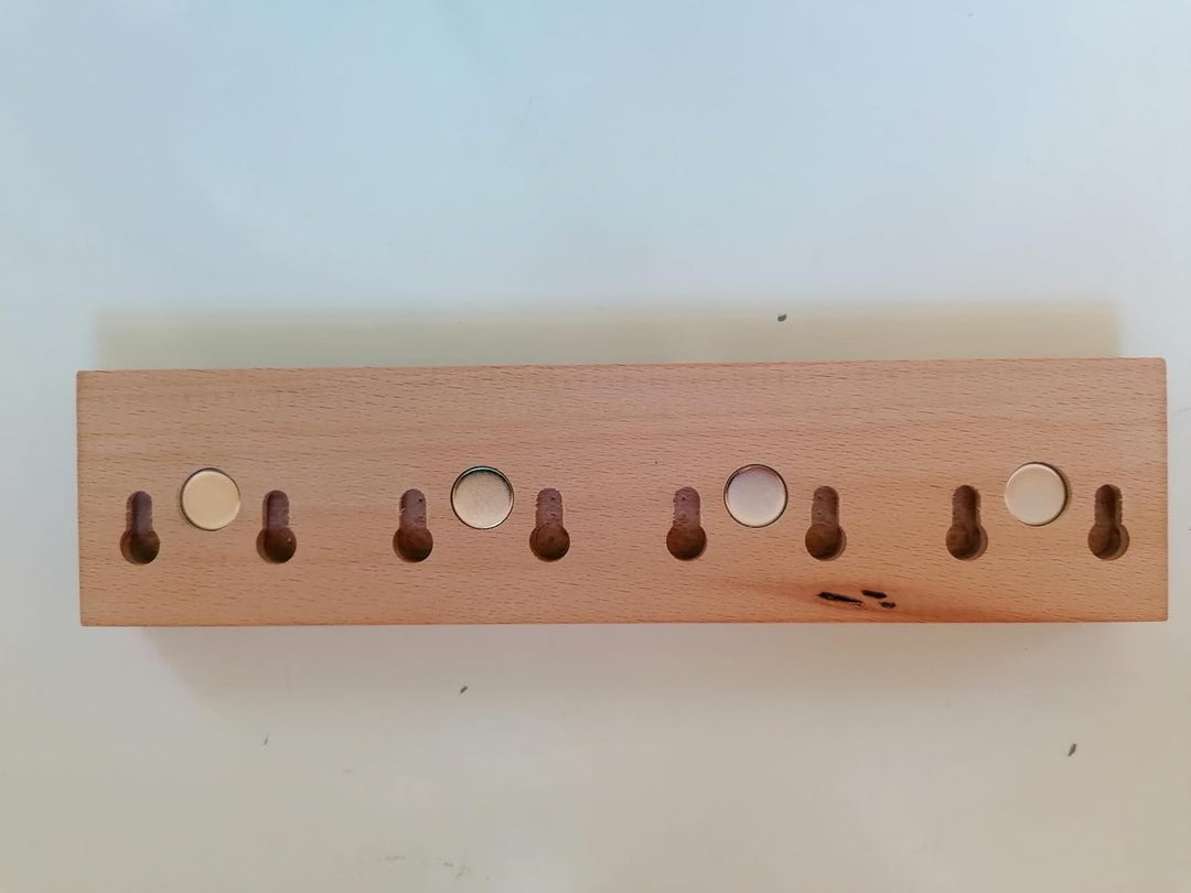 ELI Messerhalter-Roberto aus Holz (Nussbaum, 18,8 cm) Nussbaumholz 18,8 cm, Nussbaumholz 18,8 cm