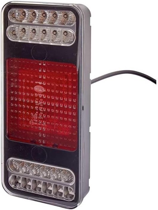 HELLA - Heckleuchte - Coluna - LED - 24V - Anbau/geschraubt - Lichtscheibenfarbe: glasklar - LED-Lic