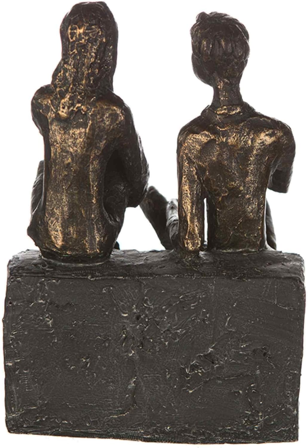 Casablanca - Skulptur Discussion Poly - Bronzefarben - (HxBxT) 17 x 12 x 13cm Höhe 17 cm Bronzefarbe