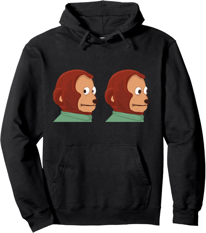 Awkward Look Monkey Puppet Meme Pullover Hoodie