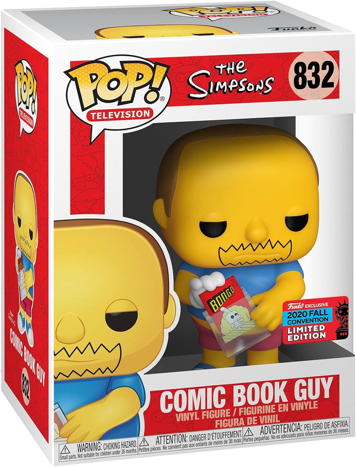 Funko Pop! Animation: The Simpsons - Comic Book Guy - Vinyl-Sammelfigur - Geschenkidee - Offizielle