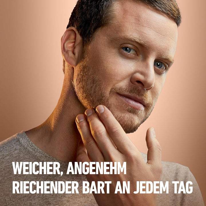 King C. Gillette Geschenkset Bartpflege Essentials: 350 ml Waschgel für Bart- und Gesichtpflege + 10