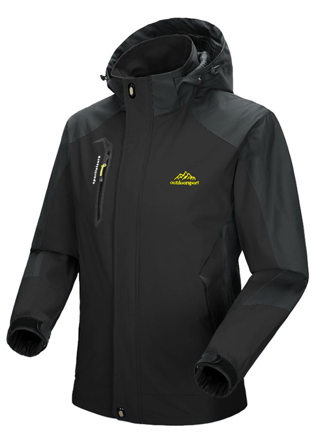 YSENTO Herren Regenjacke wasserdichte Outdoor Atmungsaktive Wandern Funktionelle Softshell Winddicht
