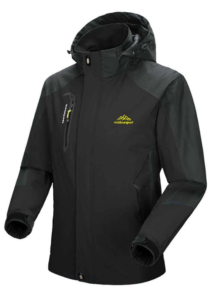 YSENTO Herren Regenjacke wasserdichte Outdoor Atmungsaktive Wandern Funktionelle Softshell Winddicht