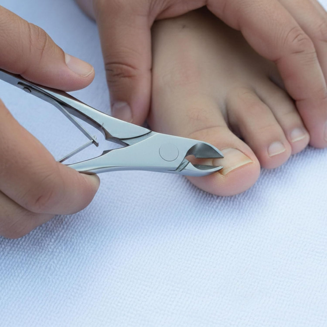 Diabetiker Soft Cut Kopfschneider mit Doppelfeder Nagelzange Fussnagelzange knipser für Dicke oder E
