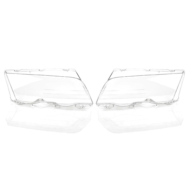 LST 2x Scheinwerferglas Streuscheibe Halogen Xenon links rechts Set kompatibel mit BMW 3er E46 Limou