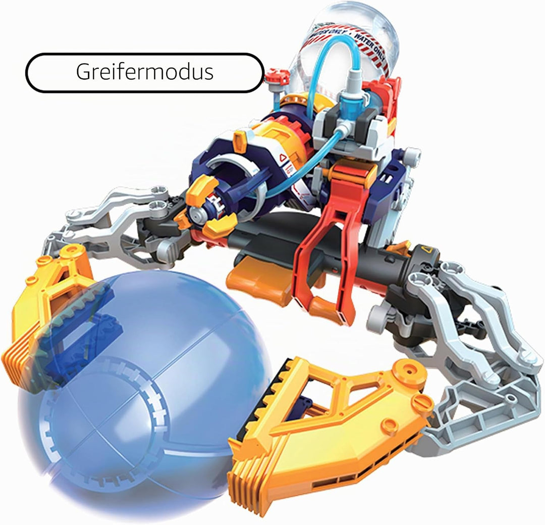 Construct &amp; Create Mega Cyborg 5-in-1 Wasserblaster STEM Bausatz Mint Technik-Projekt für Kinder Eig