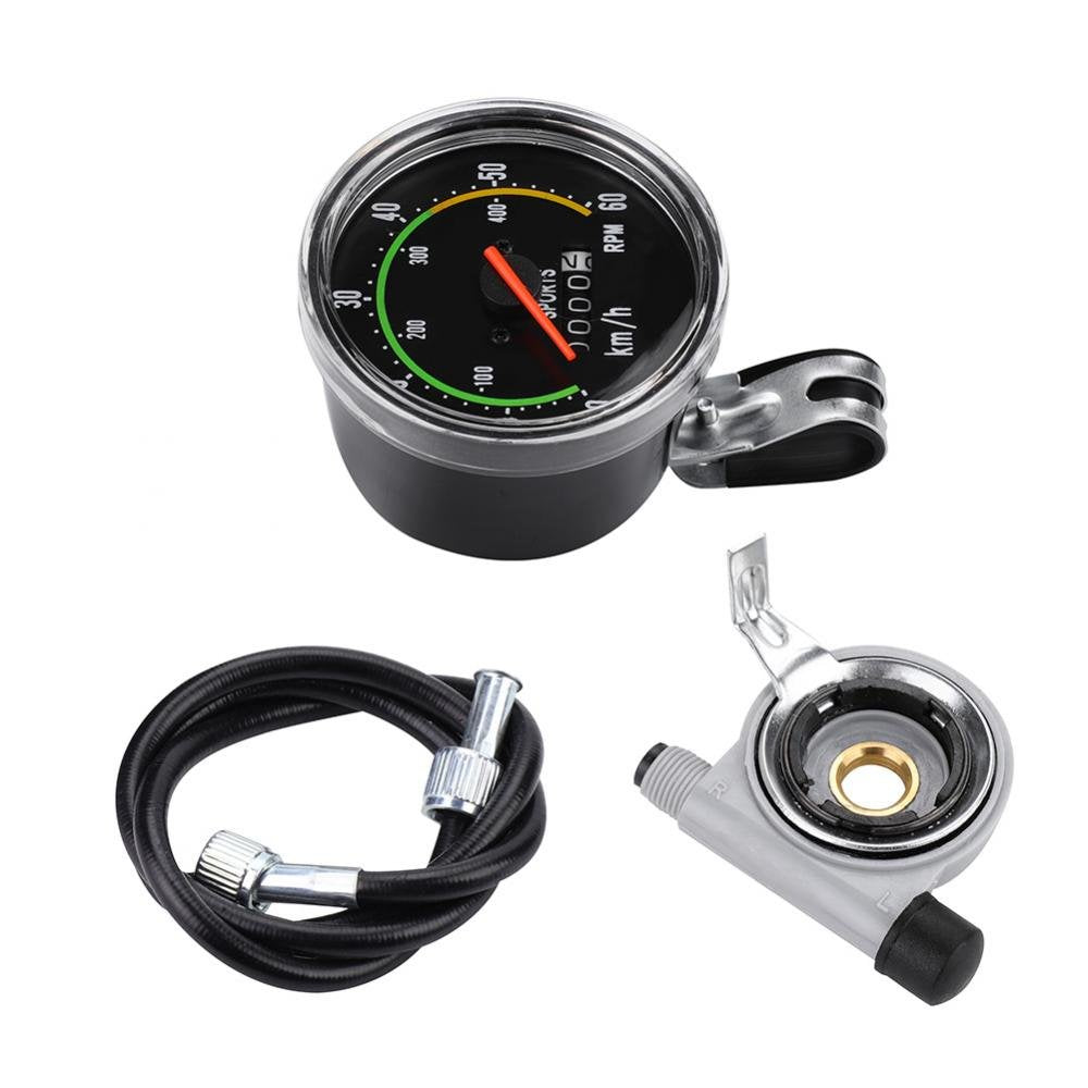 fahrradtacho mit welle,Fahrrad Tacho,Fahrradtacho Analog,Mechanischer Tacho Fahrrad,Fahrradcomputer