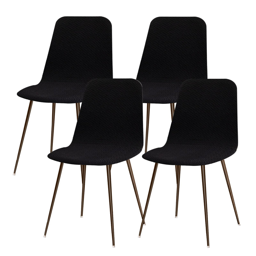 Stuhlhussen 4er Esszimmer Strech Stuhlhussen für Esszimmerstühle Universal Waschbar Bezug Stuhlhusse