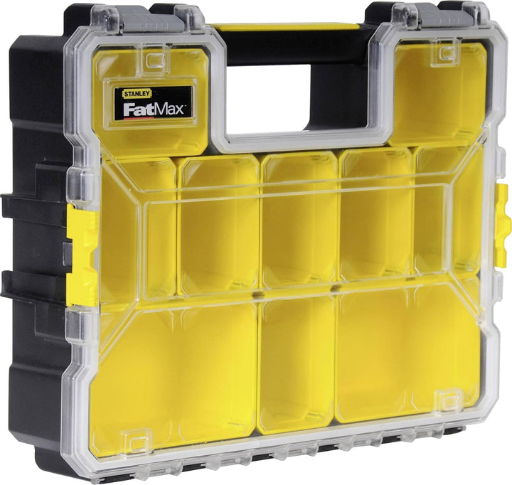 Stanley FatMax Profi-Organizer & FatMax Aufbewahrungsbox (44.29 cm x 35.60 cm x 11.00 cm, tiefe Fäch