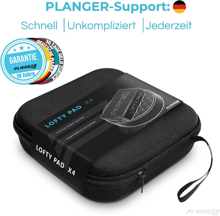 PLANGER® Wagenheber Gummiauflage BMW - 4X Lofty PAD (für BMW, Mini & Opel) 10 Jahre Garantie - Bruch