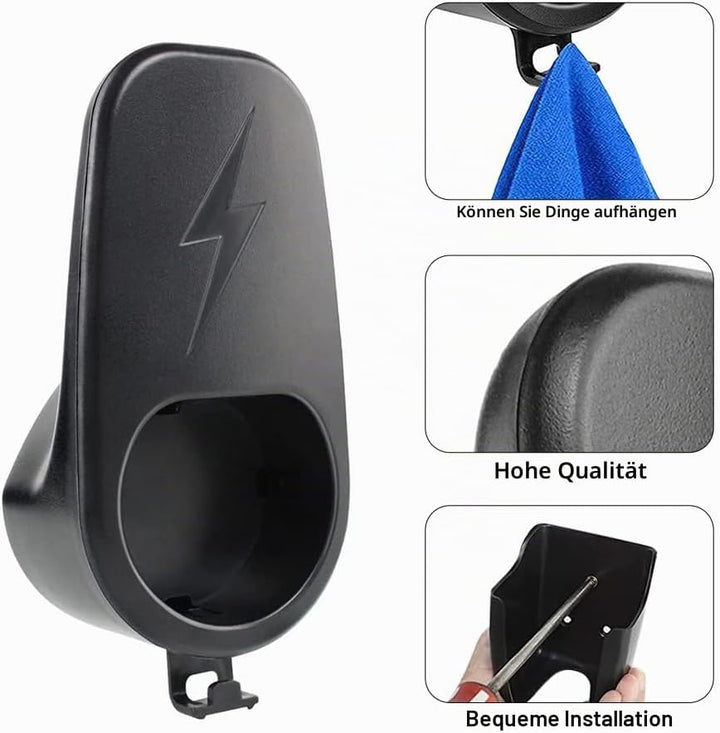 EV Ladegerät Typ 2 Wandhalterung, Kabelhalter Typ 2, Wandhalterung Ladekabel Typ 2, Ladekabel Wallbo