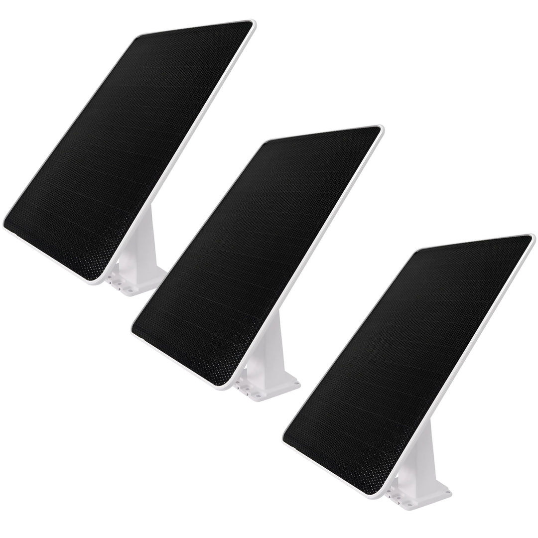 NIVIAN Solarpanel für IP-Sicherheitskameras, einfache Installation mit verstellbarer Halterung, 9 W,