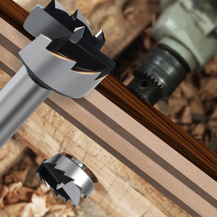Forstnerbohrer 100mm für Holz, Forstner Bits durchmesser 100mm, Länge 150mm mit 12mm Sechskant Schaf