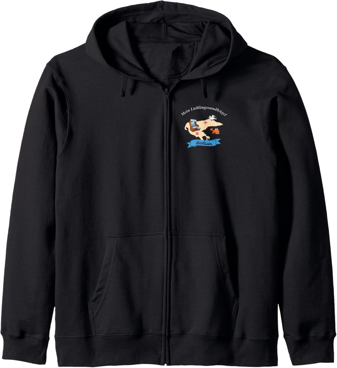 Lieblingssandhügel Borkum - Nordsee Kapuzenjacke