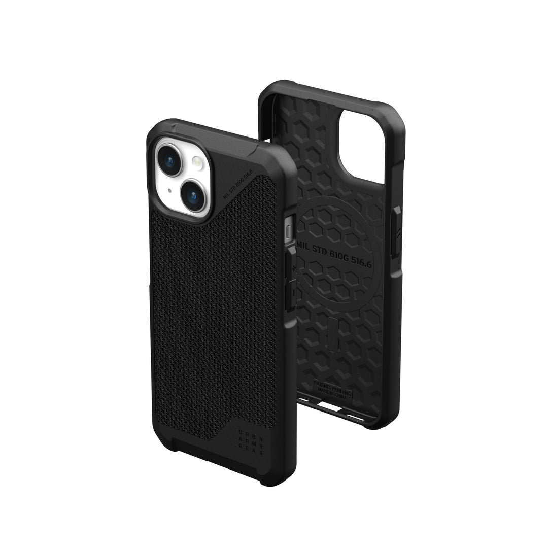 URBAN Armor Gear Metropolis LT Case kompatibel mit Apple iPhone 15 Plus Hülle [Fallschutz nach Milit
