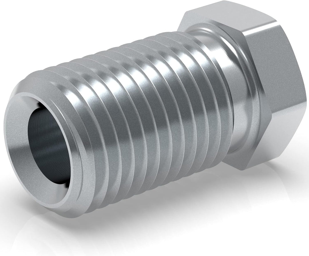 100x Verschraubung 3/8" x 24 für Bremsleitung 4,75 mm Bördel E Typ S Profi Verbinder DIN/ISO 1651 ko