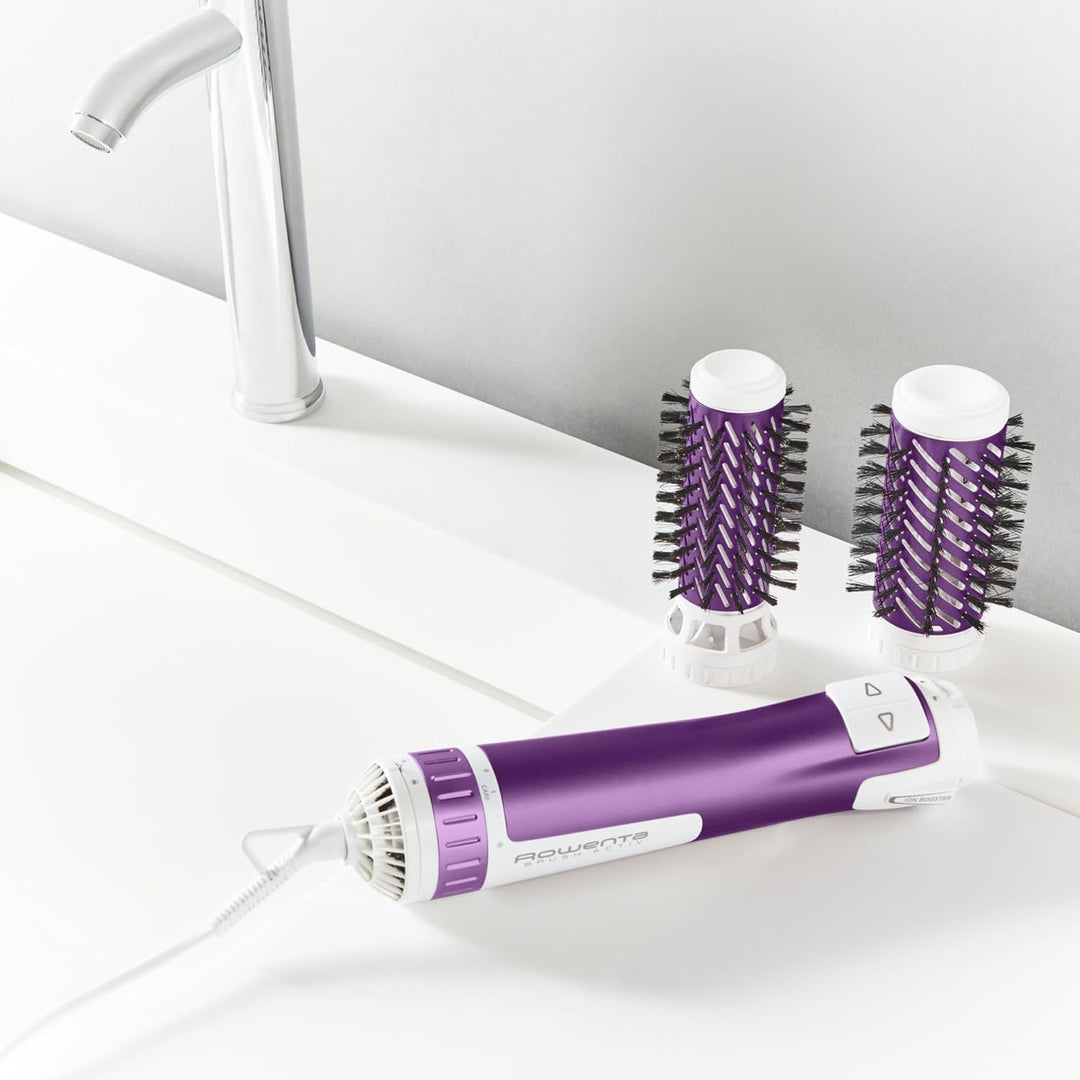 Rowenta CF9530 Rotierende Warmluftbürste Brush Activ Volume & Shine | Keramikbeschichtung | 3 Geschw