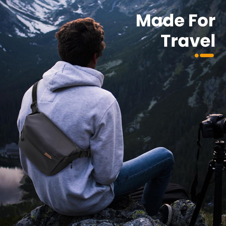 TARION Kameratasche Sling - Kamera Schultertasche Fototasche Umhängetasche DSLR SLR Tasche für Kamer