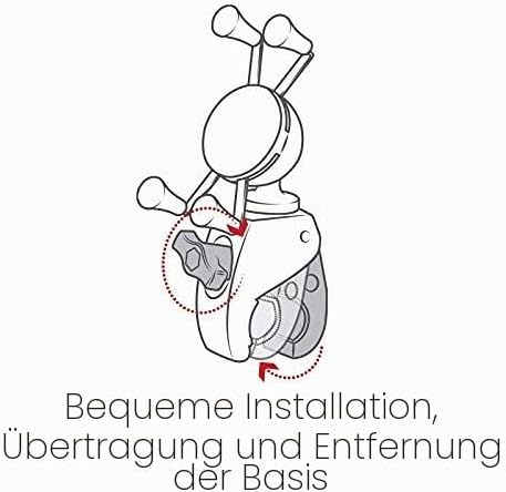 Ram-Mount Mount, RAM-HOL-UN7-400U, Handy-Halterung fürs Motorrad, schwarz