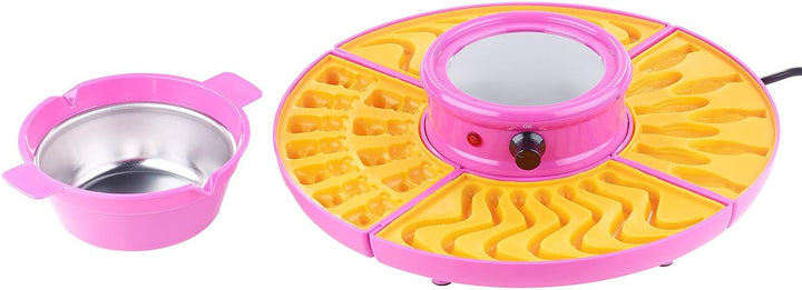 Rosenstein & Söhne Gummibärchenmaschine: Gummibärchen-Maschine und Schokokonfekt-Maker mit Gussforme
