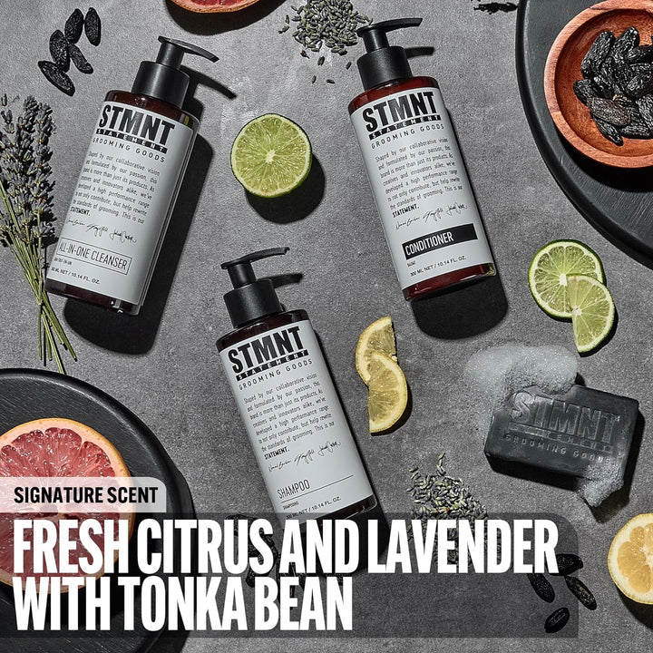 STMNT STATEMENT GROOMING GOODS Shampoo | Mit Aktivkohle & Menthol | Entfernt effektiv Produktablager