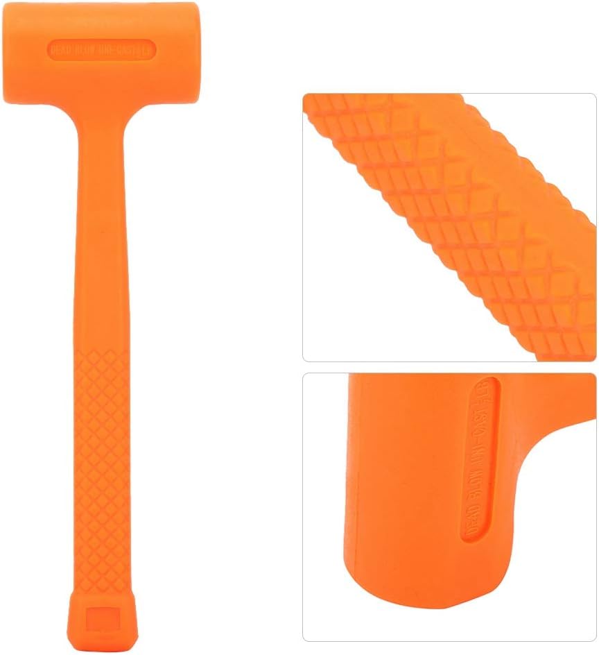 0.5LB / 1LB PVC Gummihammer Soft Face Dead Blow Gummihammer Installation Werkzeug(0.5LB), Installati