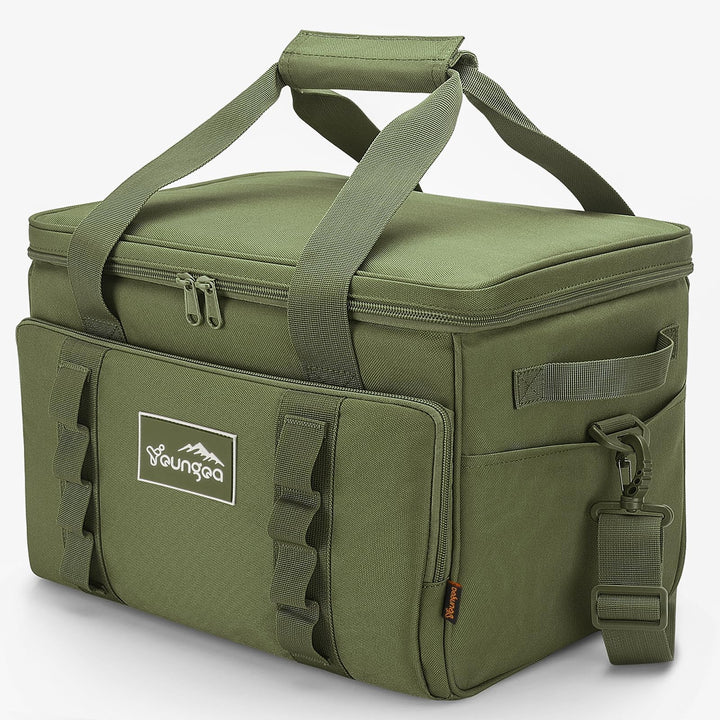 Kühltasche Faltbar, 30L Grosse Wasserdicht kühlbox Thermotasche, Isoliert Auslaufsicher Picknicktasc