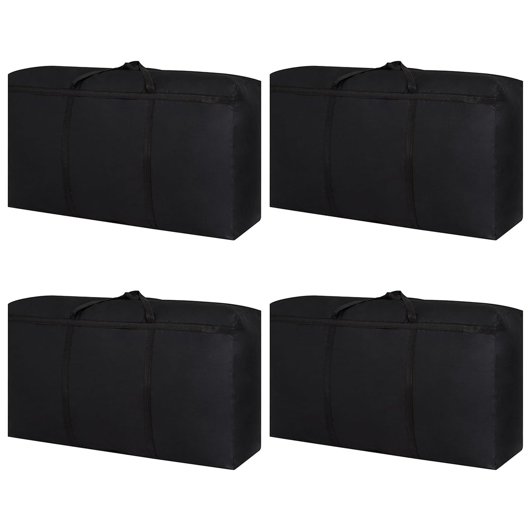 DAJAVE 4 Stück 180L Super Gross Aufbewahrungstasche 600D Oxford Heavy-Duty Belastbare Tragetasche Mi
