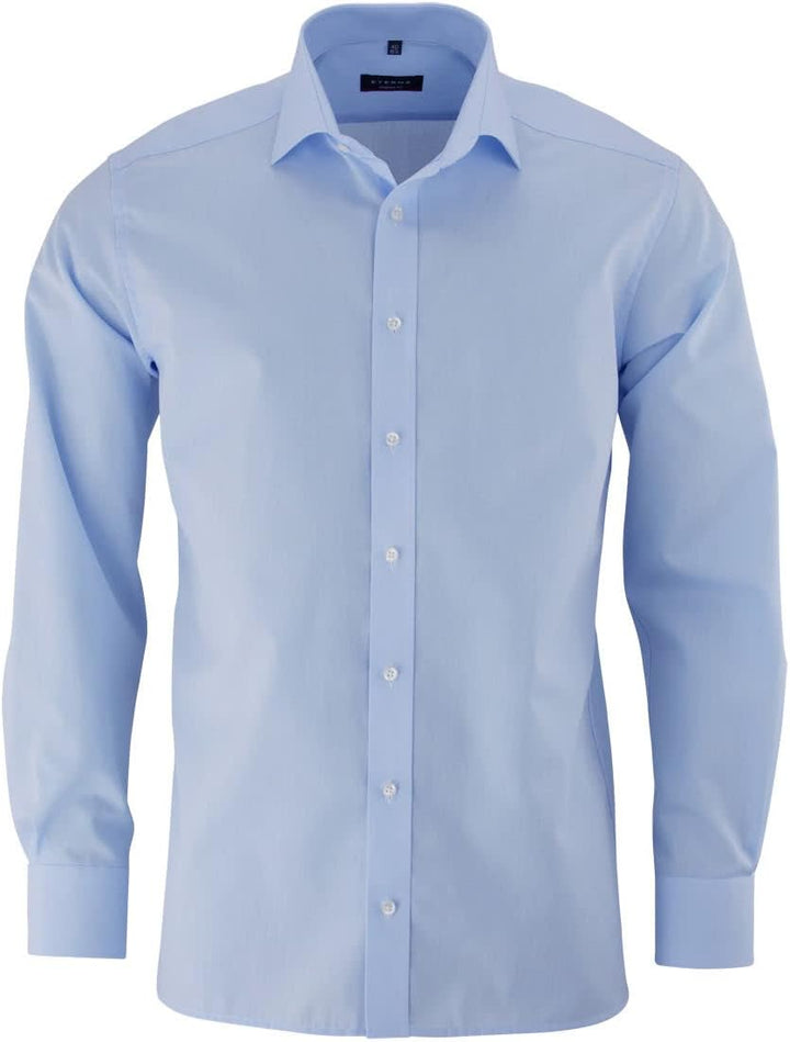 ETERNA Male Original Shirt unifarben MODERN FIT 39 Hellblau, 39 Hellblau