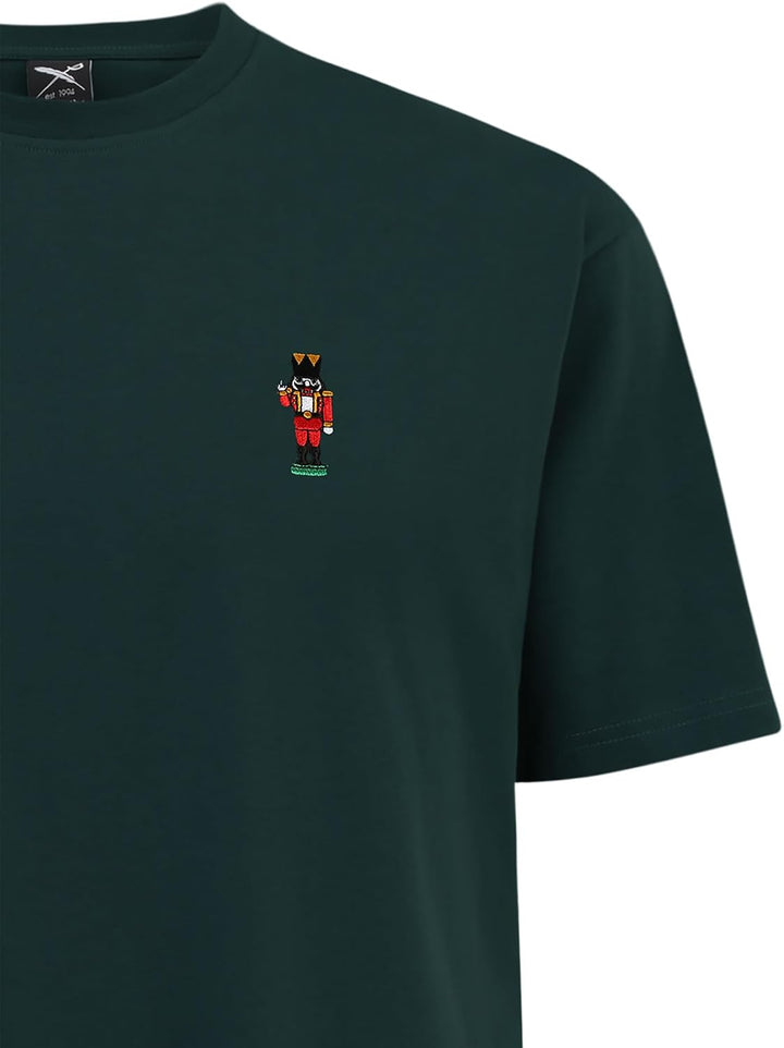 IRIEDAILY Nutcrax Emb Tee in Nightforest, S