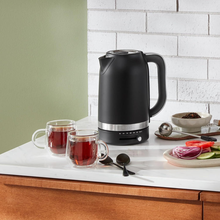 KitchenAid Wasserkocher mit Temperatureinstellung von 50 bis 100°C - Teekocher mit Temperaturanzeige