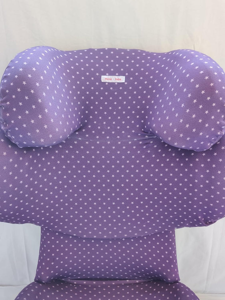 moon-bebe Bezug kompatibel mit Cybex Solution Q2 Fix Autositz, Violett, violett
