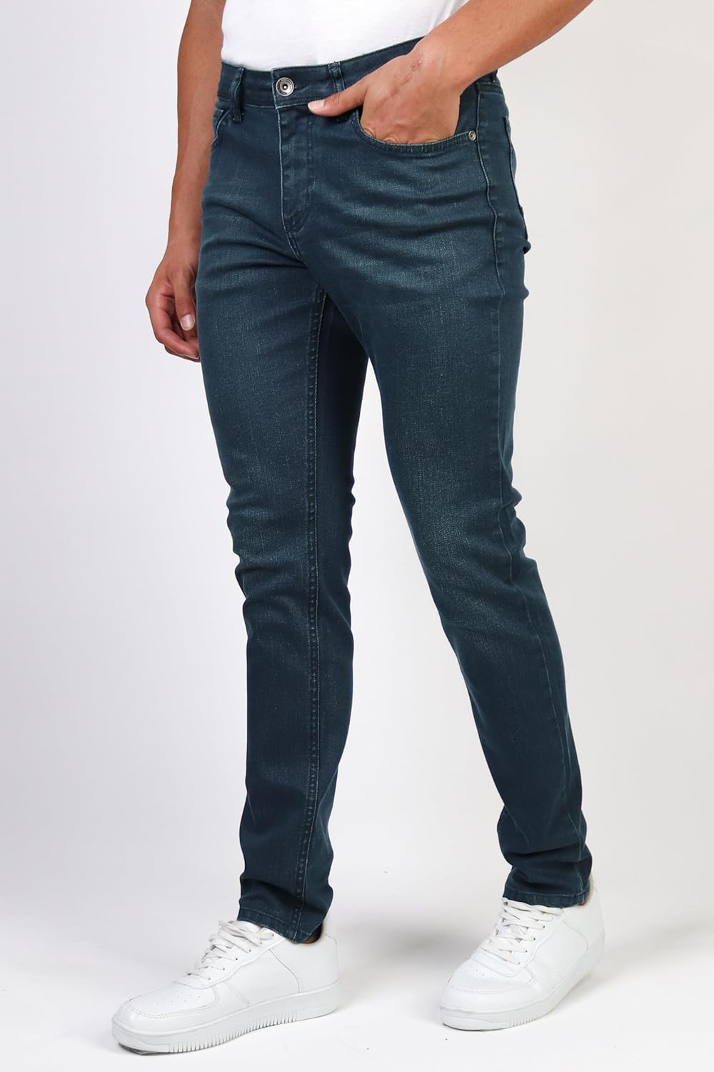 HALAT'S Herren Jeans Slim Fit - Baumwolle Jeanshose Stretch für Herren mit Schlanke Elastizität 30W