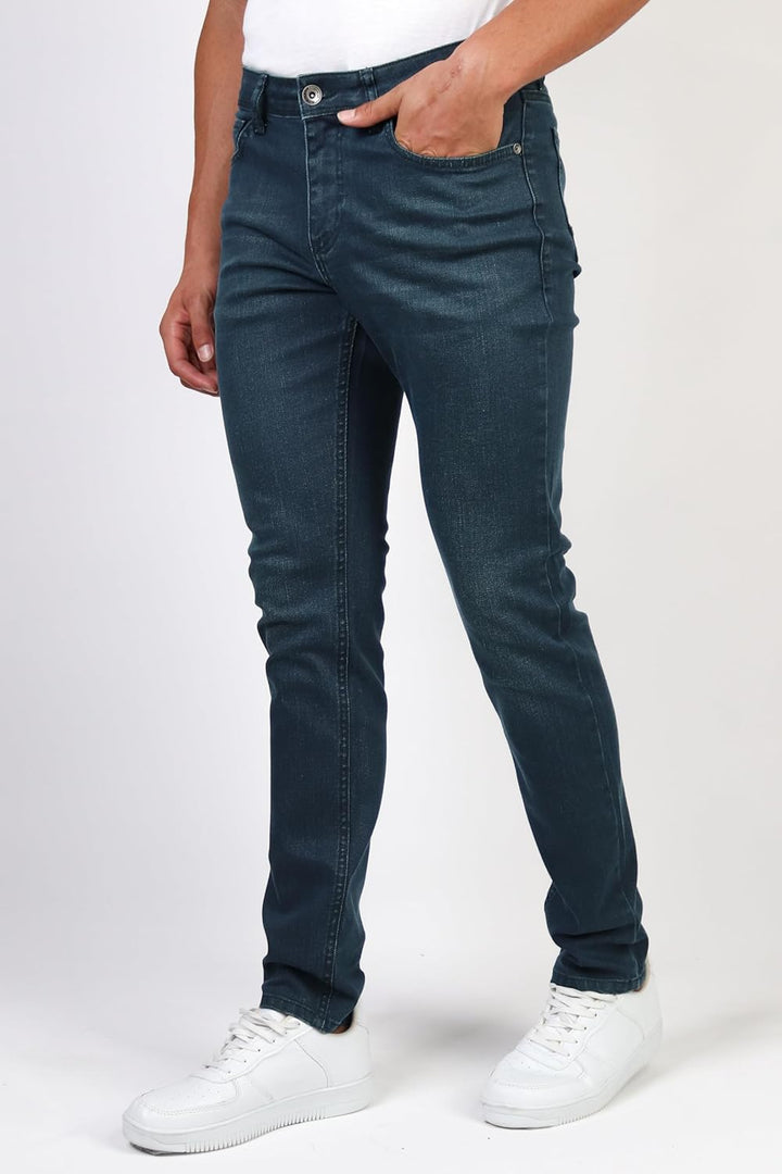 HALAT'S Herren Jeans Slim Fit - Baumwolle Jeanshose Stretch für Herren mit Schlanke Elastizität 30W